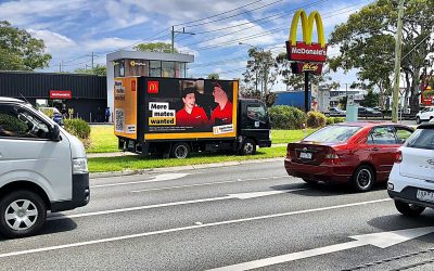 McDonald’s Fills Staff Vacancies with Digital Mobile Billboard Campaign Across Melbourne