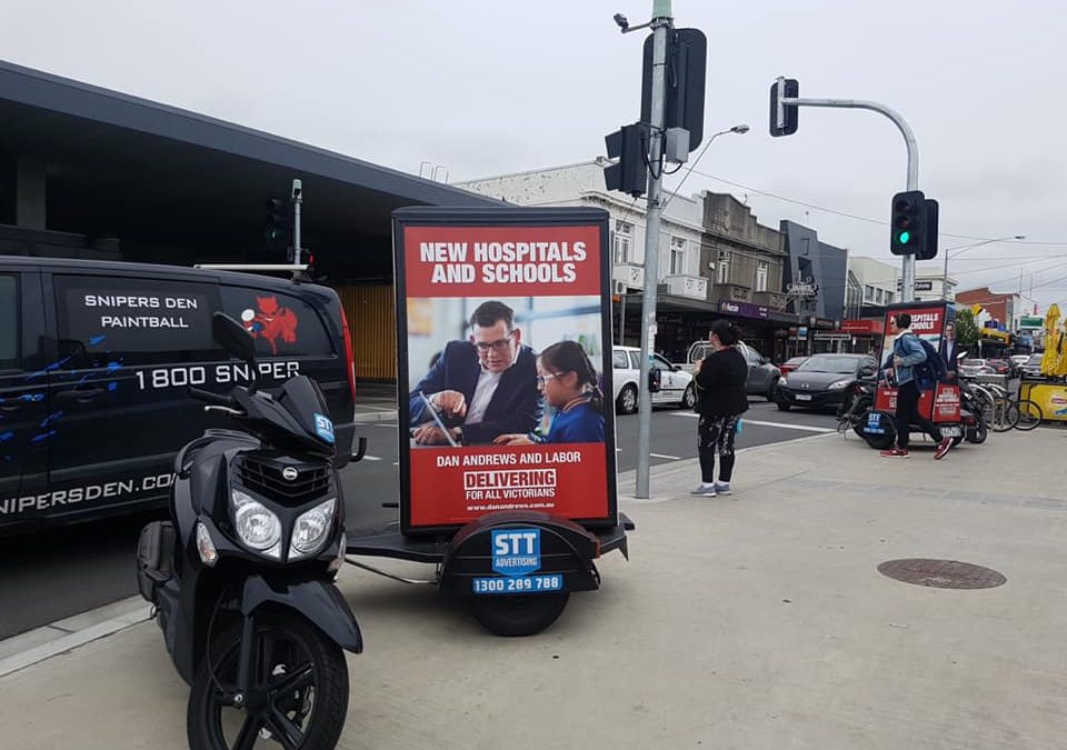 ALP Victoria Deploys Advertising Scooters in Key Electorates for State Election Campaign